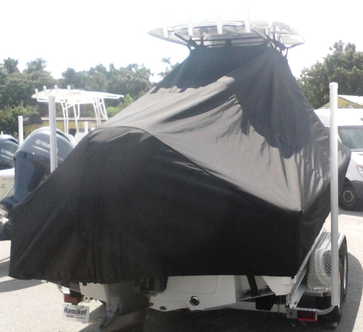 Sportsman Masters 247, 20xx, TTopCovers™ T-Top boat cover, starboard rear   Copy